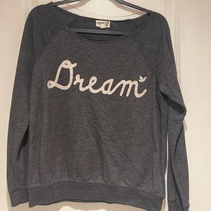 Scoop neck light weight sweater